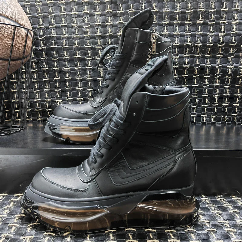 Vintage Old Fashion - Botas hasta el tobillo para hombre