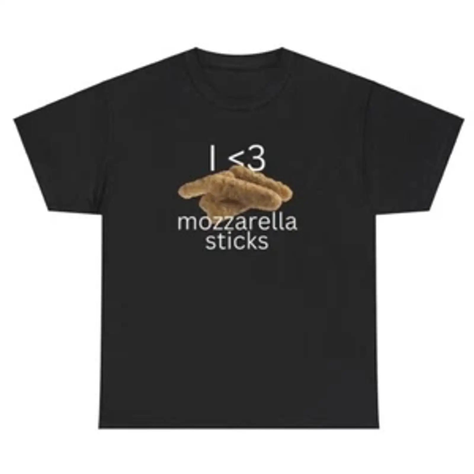 Vintage Fashion Gen Z - Camiseta I Love Mozzarella Sticks, divertida
