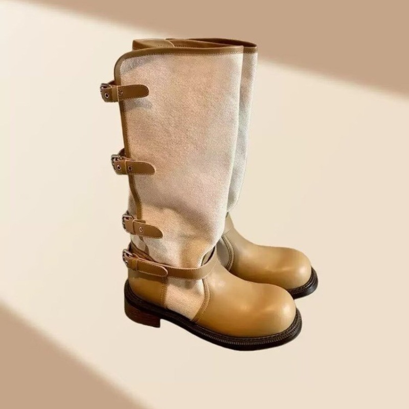 Vintage Old Fashion - Botas de caballero vintage de tacón