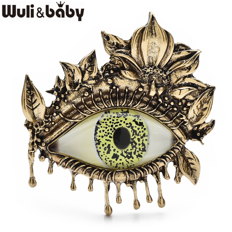 Vintage Fashion Boutique - Broches de ojo de flor Vintage