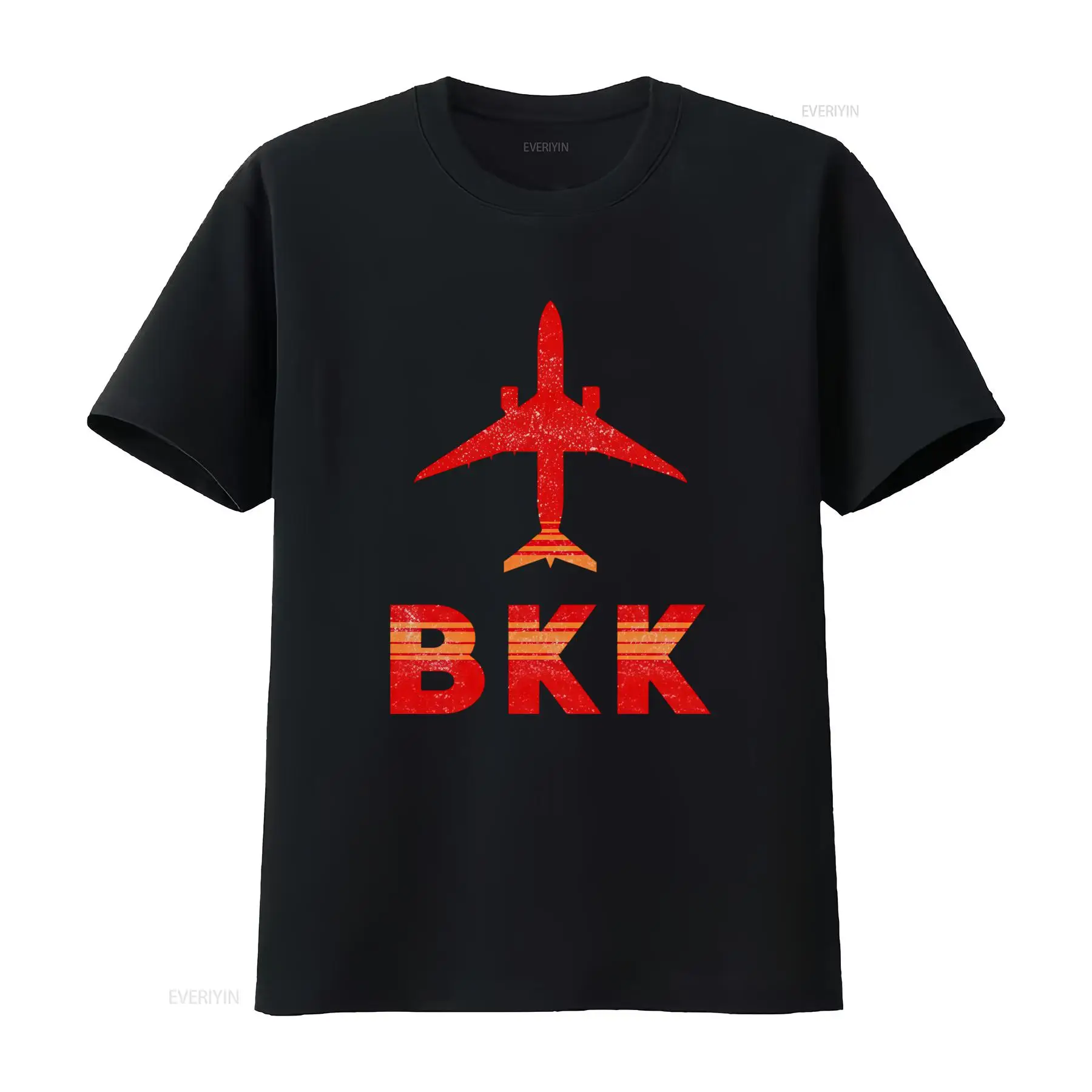 Vintage Fashion Bangkok - Camiseta de Viaje con Estampado de