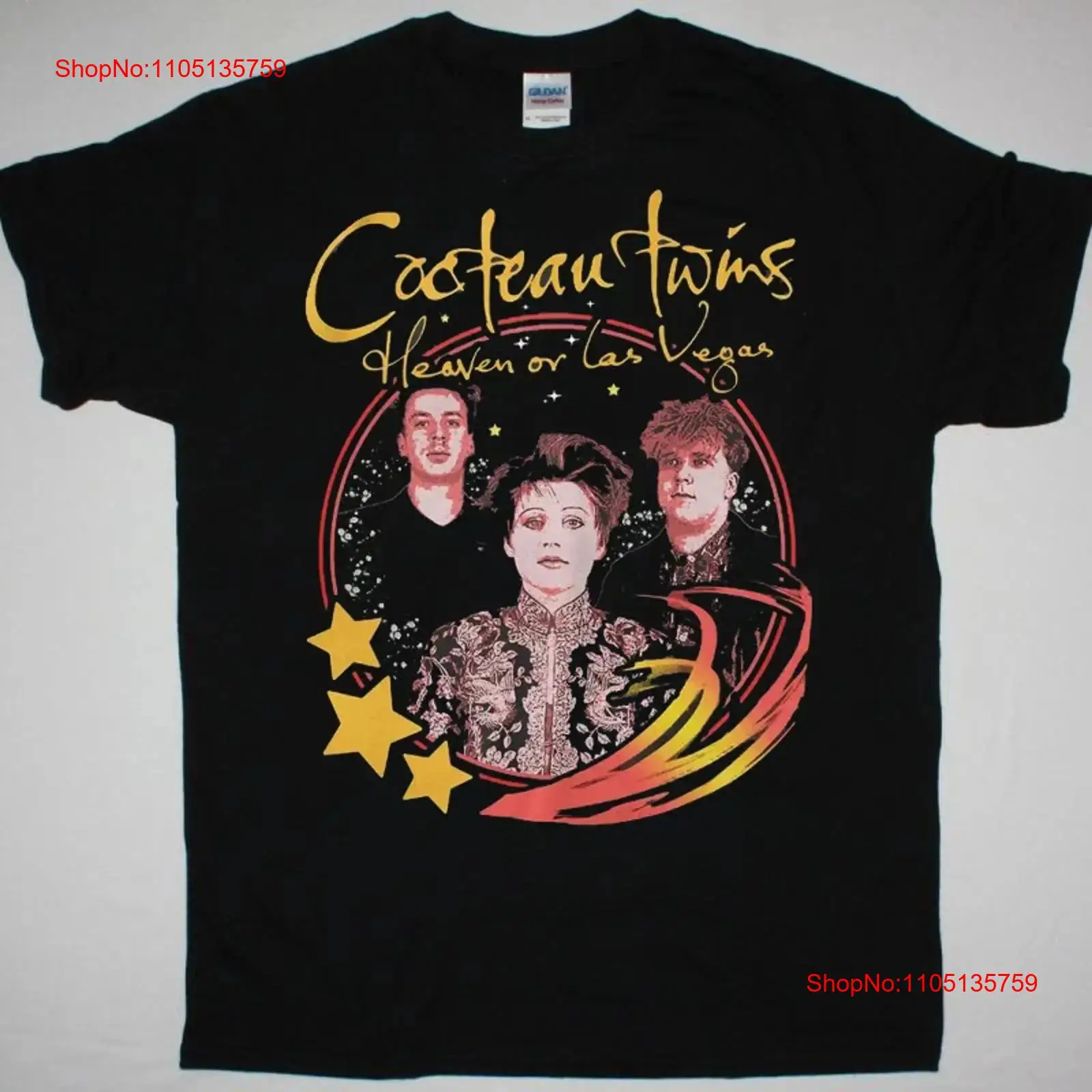 Vintage Fashion Las Vegas - Nueva camiseta Cocteau Twins Heaven o