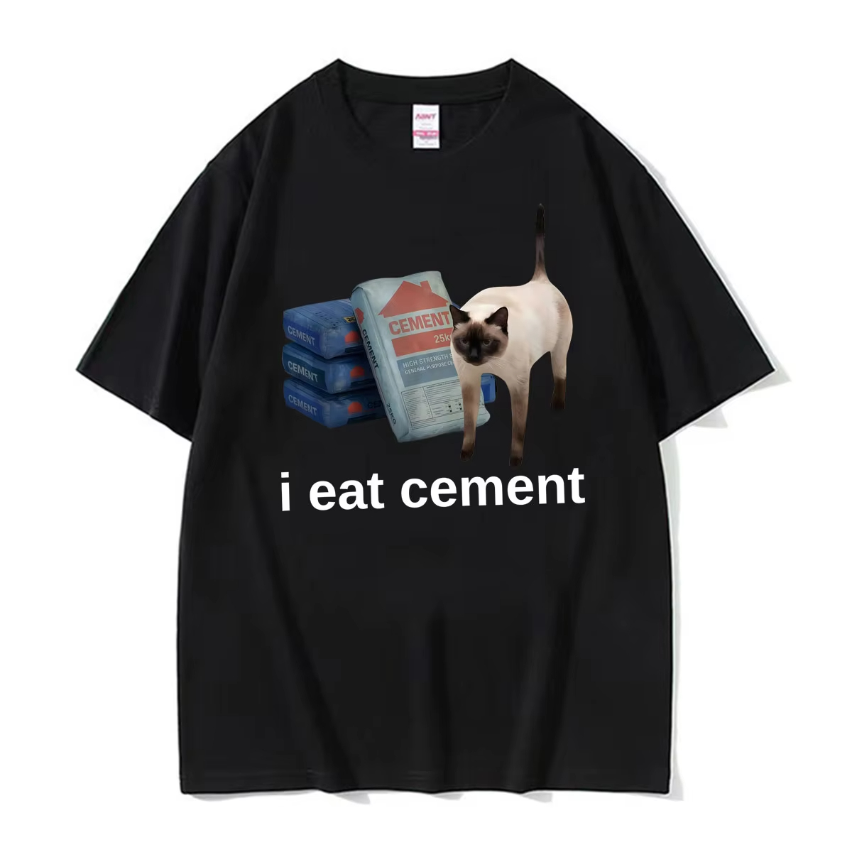 Vintage Fashion Gen Z - Camiseta divertida con meme de gato