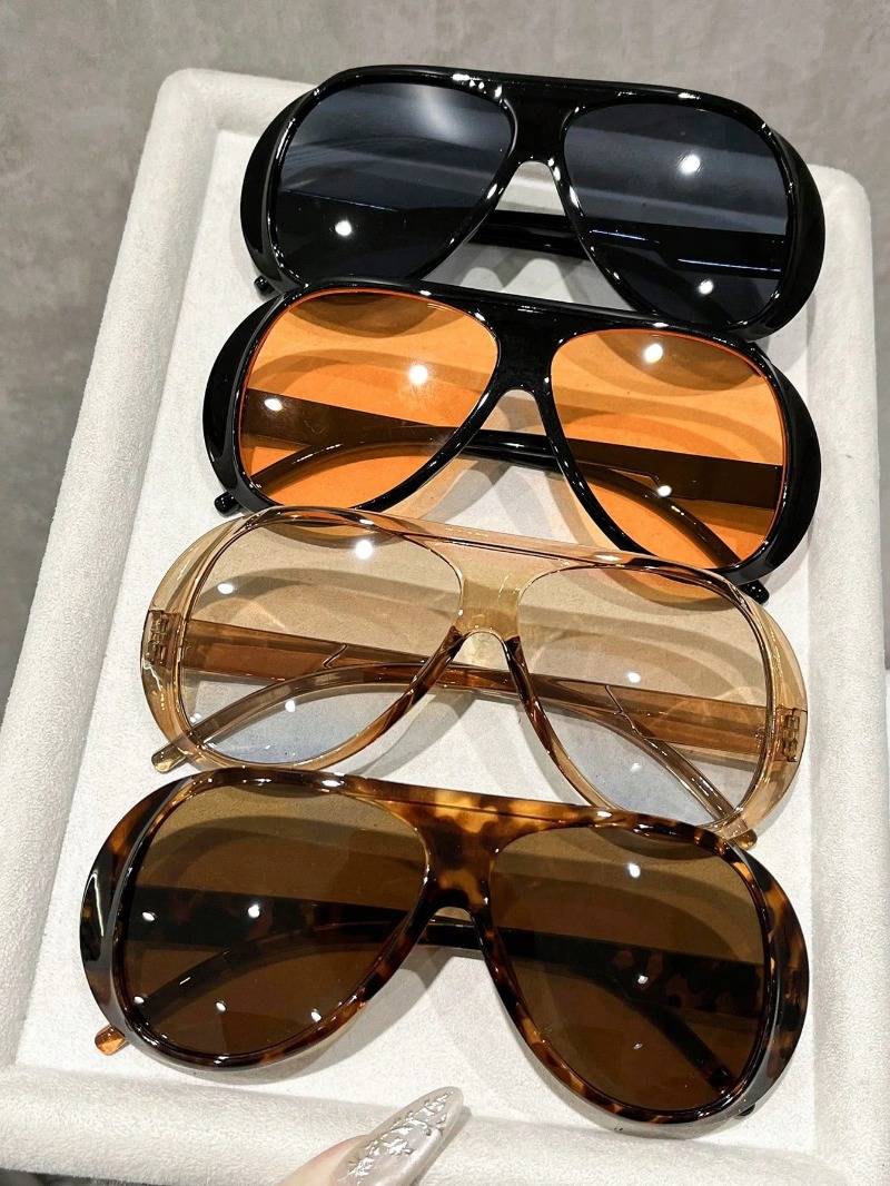 Vintage Fashion Girl - 1/4PCS Gafas de Sol de Diseñador