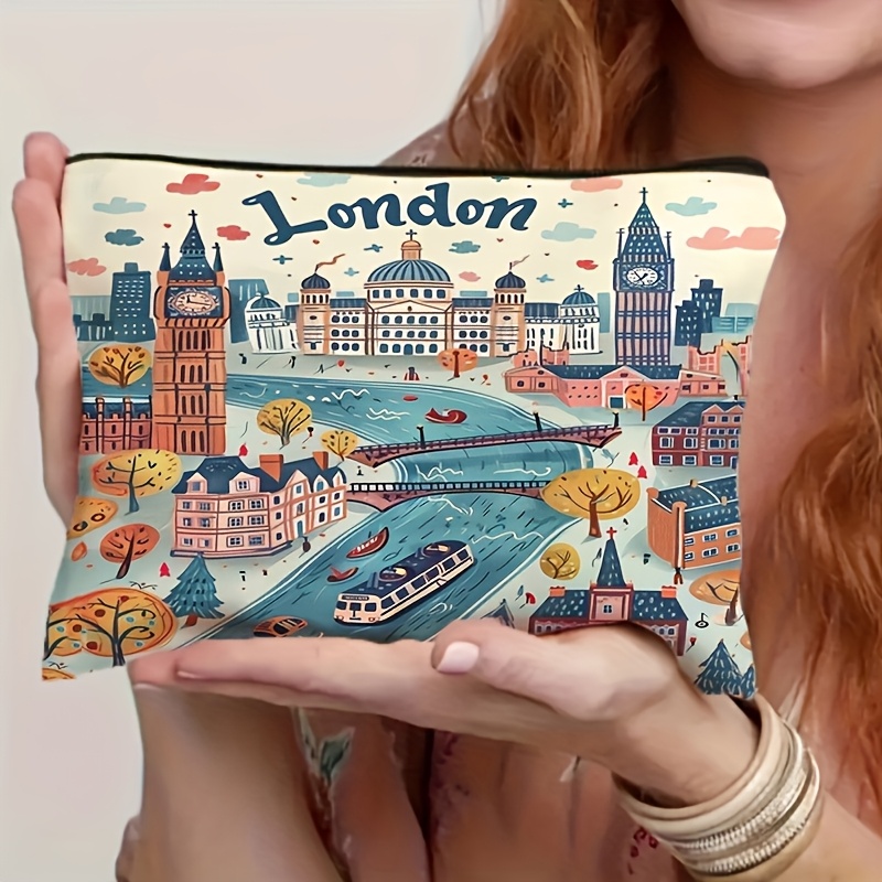 Vintage Fashion London - Bolsa de Aseo de Viaje con