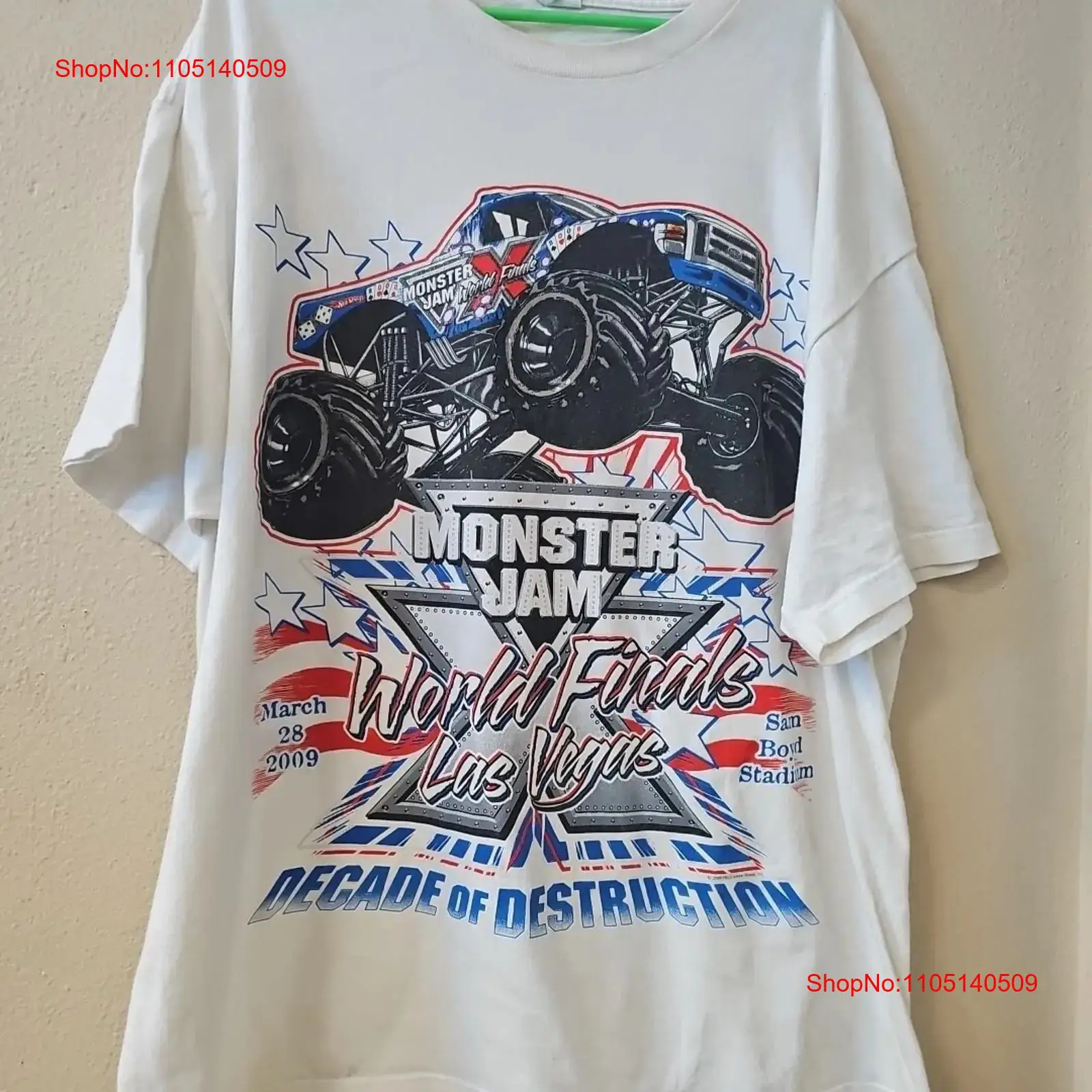 Vintage Fashion Las Vegas - Camiseta Monster Jam World Endals para