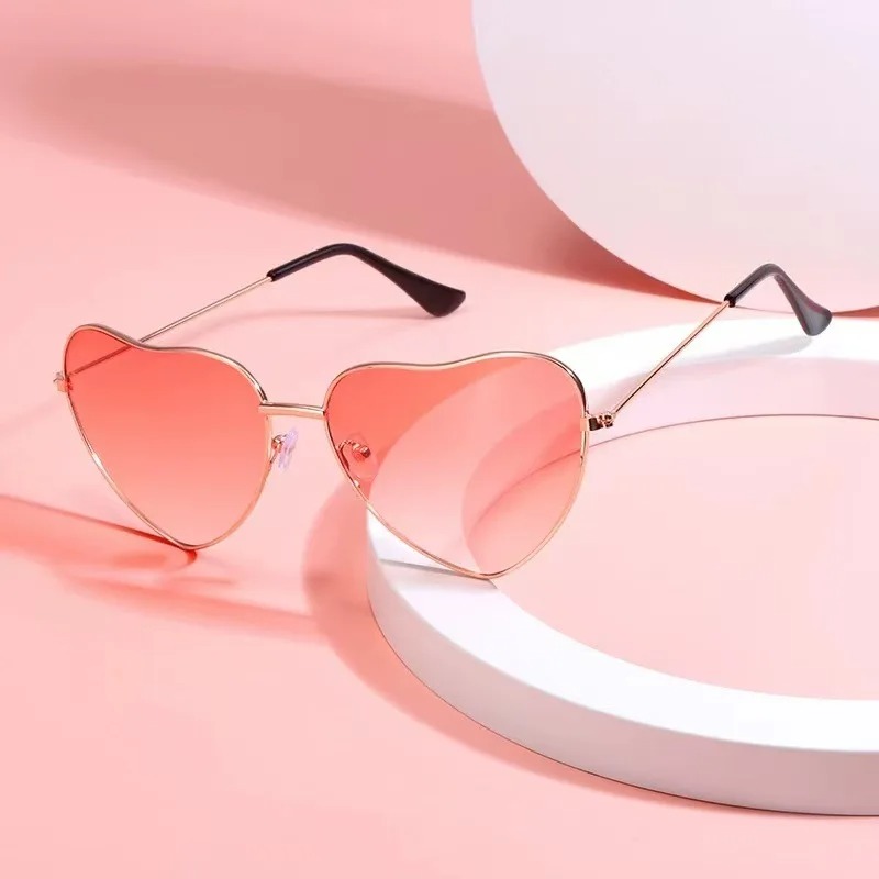 Vintage Fashion Girl - Gafas de Sol Metálicas con Forma