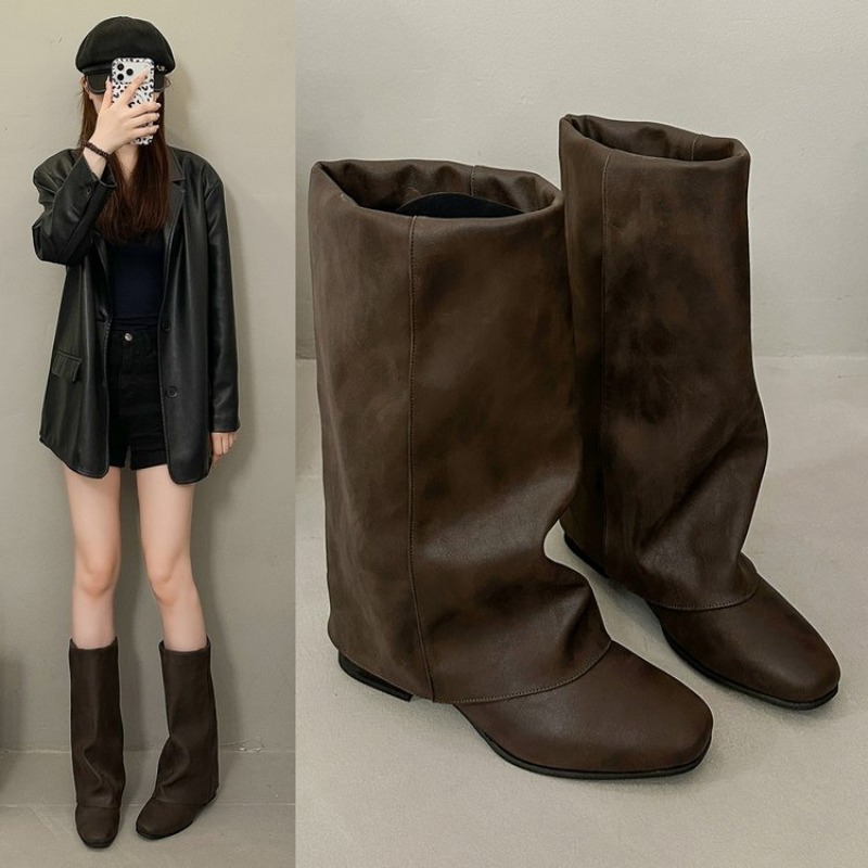 Vintage Fashion Boots - Botas de moda vintage de punta