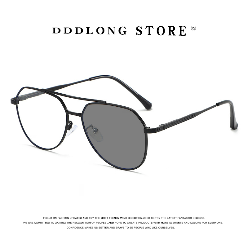 Vintage Fashion Girl - DDDLONG Retro Punk moda piloto gafas