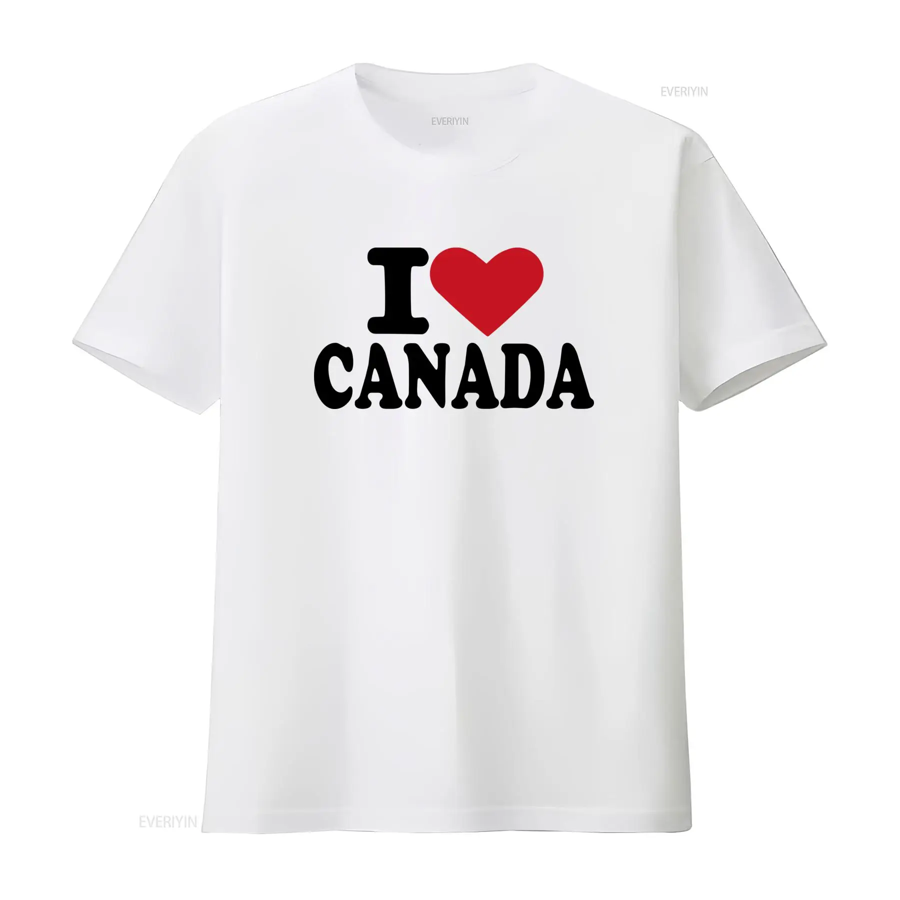 Vintage Fashion Canada - Camiseta I Love Canada para viajeros