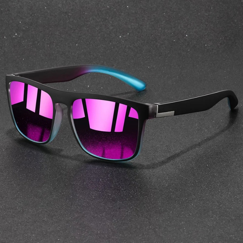 Vintage Fashion Glasses - Gafas de sol deportivas cuadradas vintage