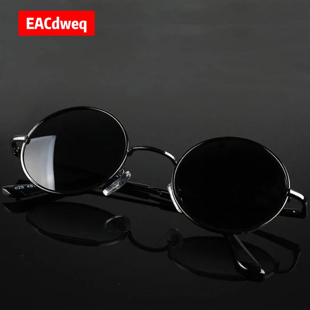 Vintage Fashion Girl - Gafas de Sol Redondas Retro Vintage