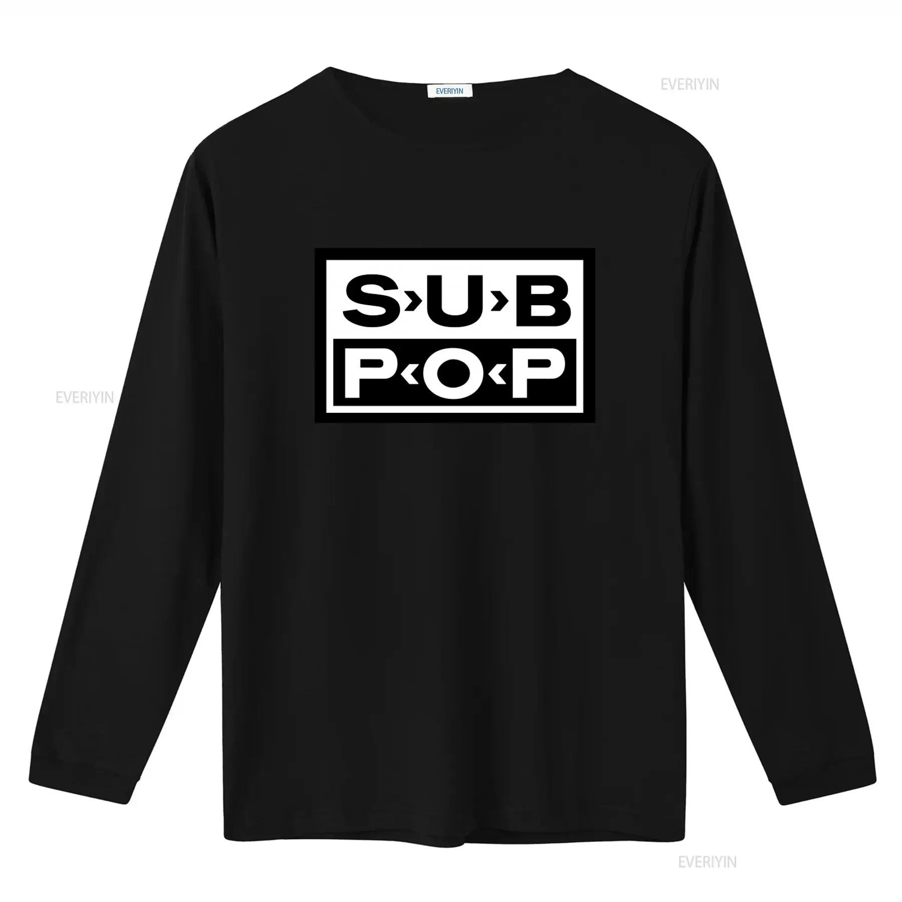 Camiseta con Logotipo Sub Pop, - Vintage Fashion Jersey reseña y precio