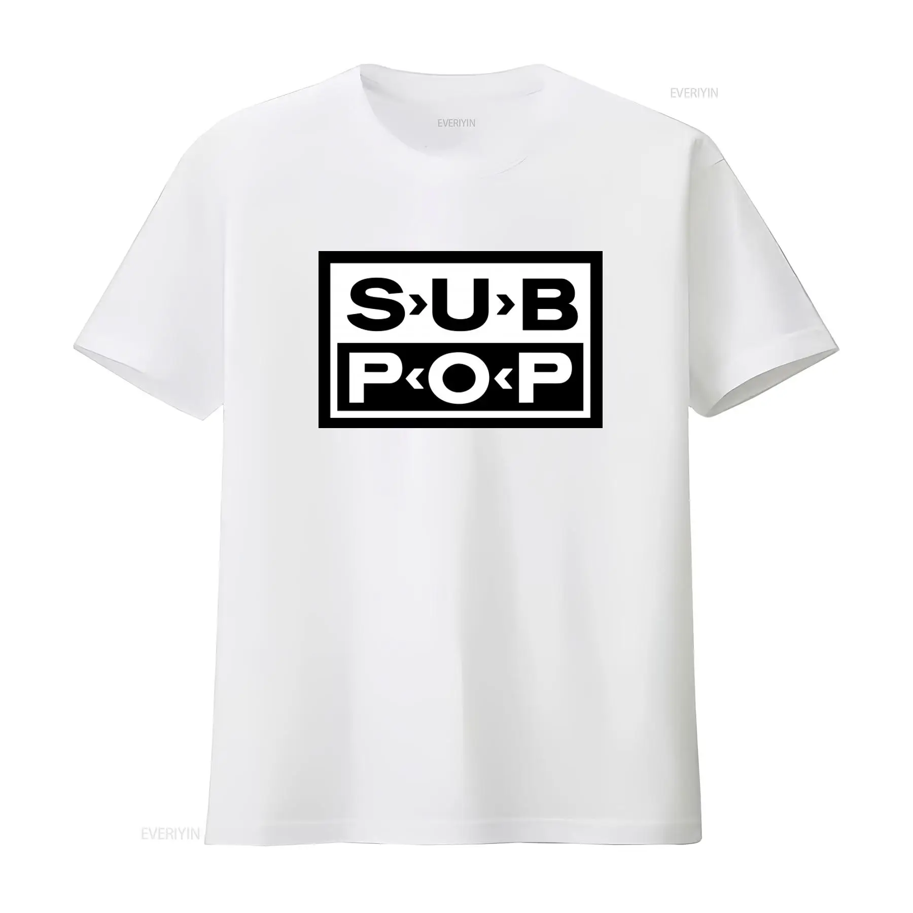 Camiseta con Logotipo Sub Pop, - Vintage Fashion Jersey reseña y precio