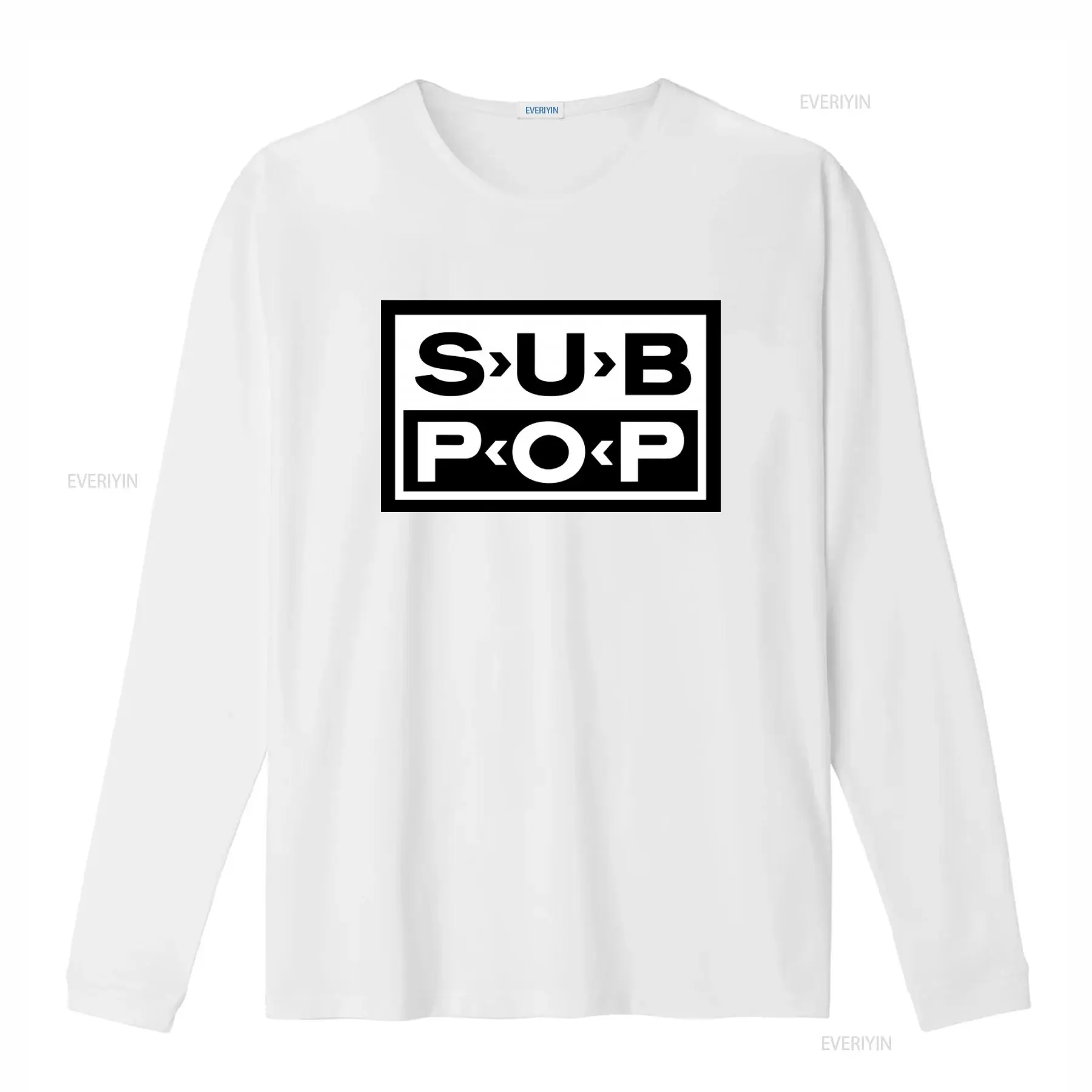 Camiseta con Logotipo Sub Pop, - Vintage Fashion Jersey reseña y precio