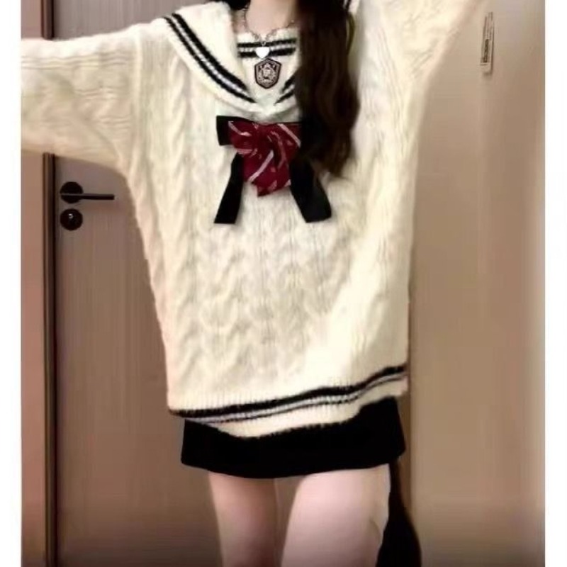 Ezgaga-suéter de punto para mu - Vintage Fashion Style Female reseña y precio