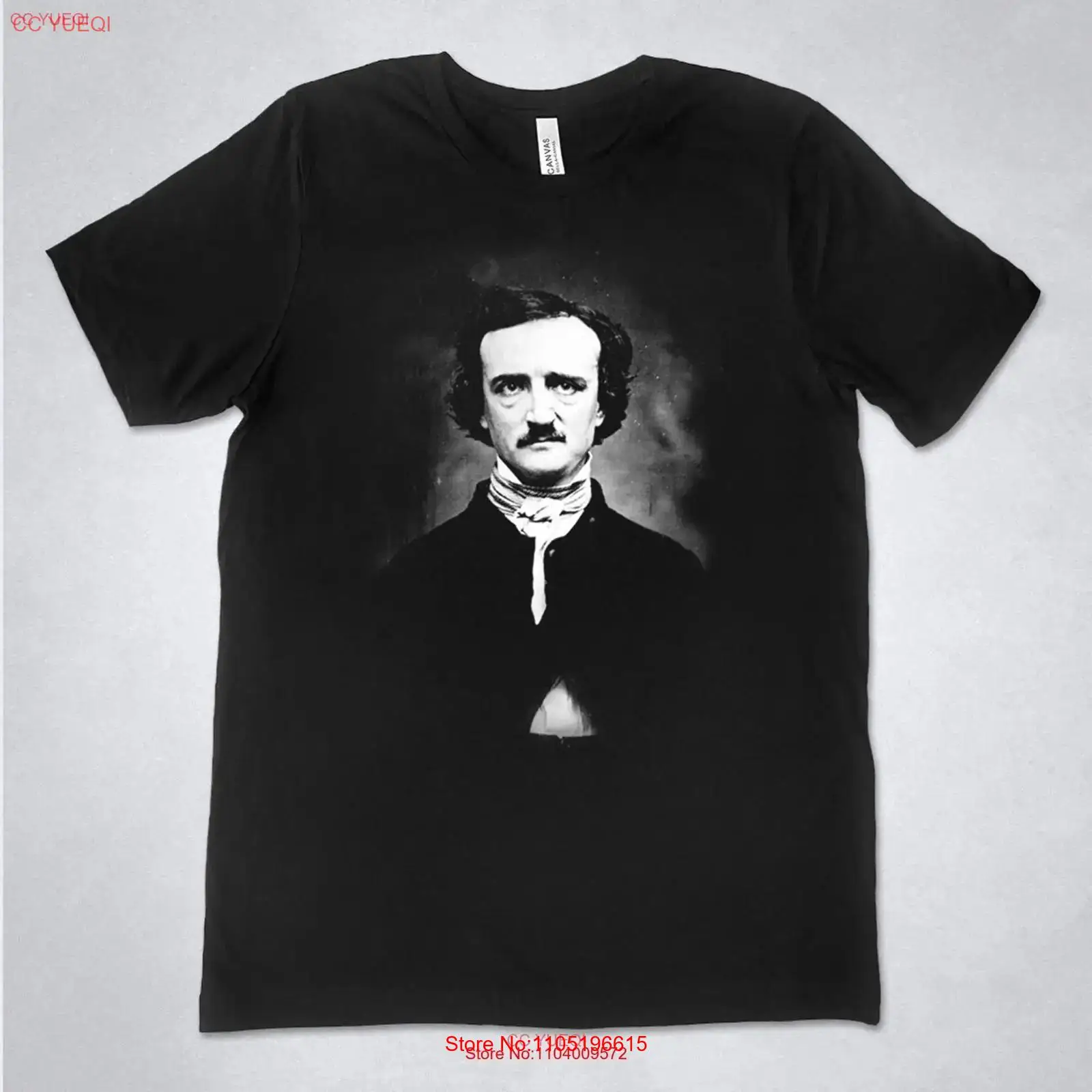 Edgar Allan Poe camisa retrato - Vintage Fashion Jersey reseña y precio