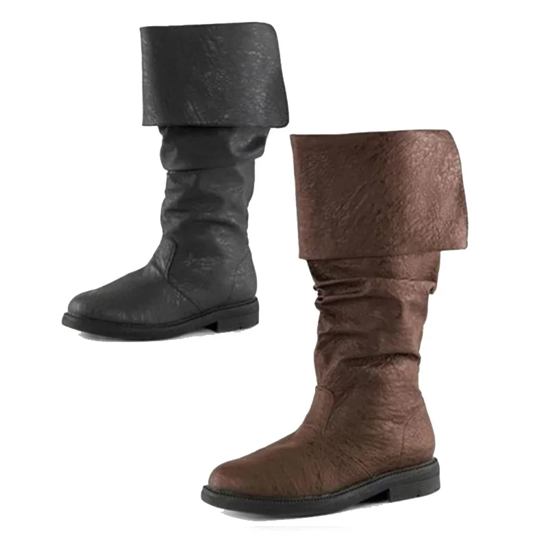 Botas medievales de cuero para - Vintage Old Fashion reseña y precio