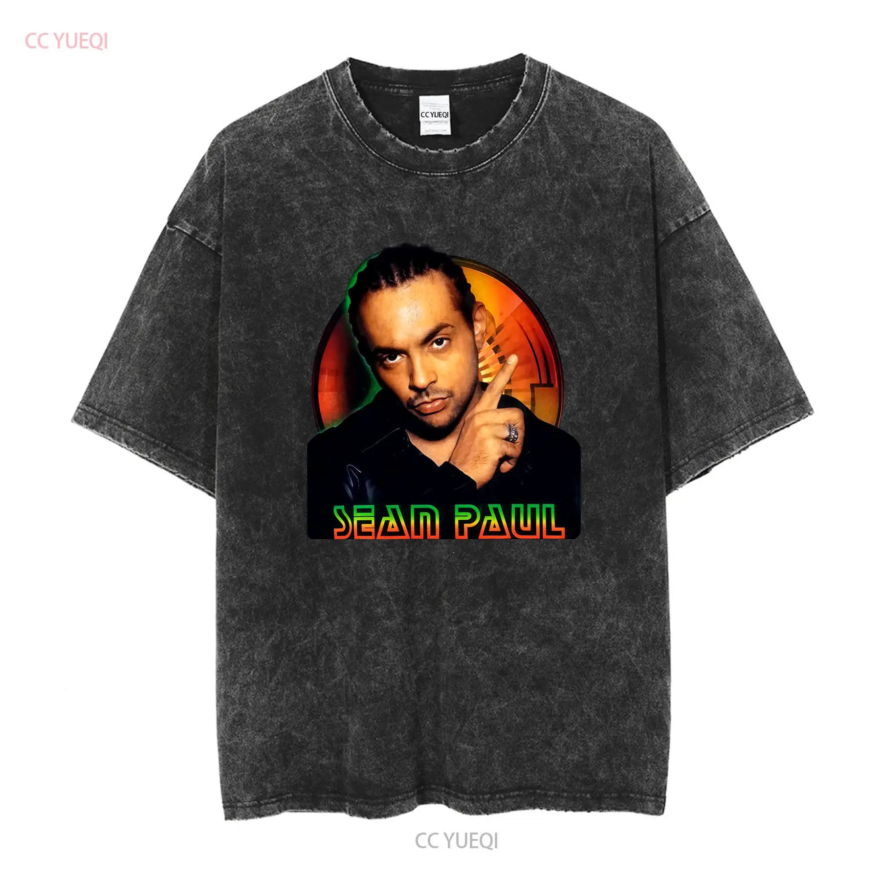 RAPPER Sean Paul camiseta negr - Vintage Fashion Jersey reseña y precio