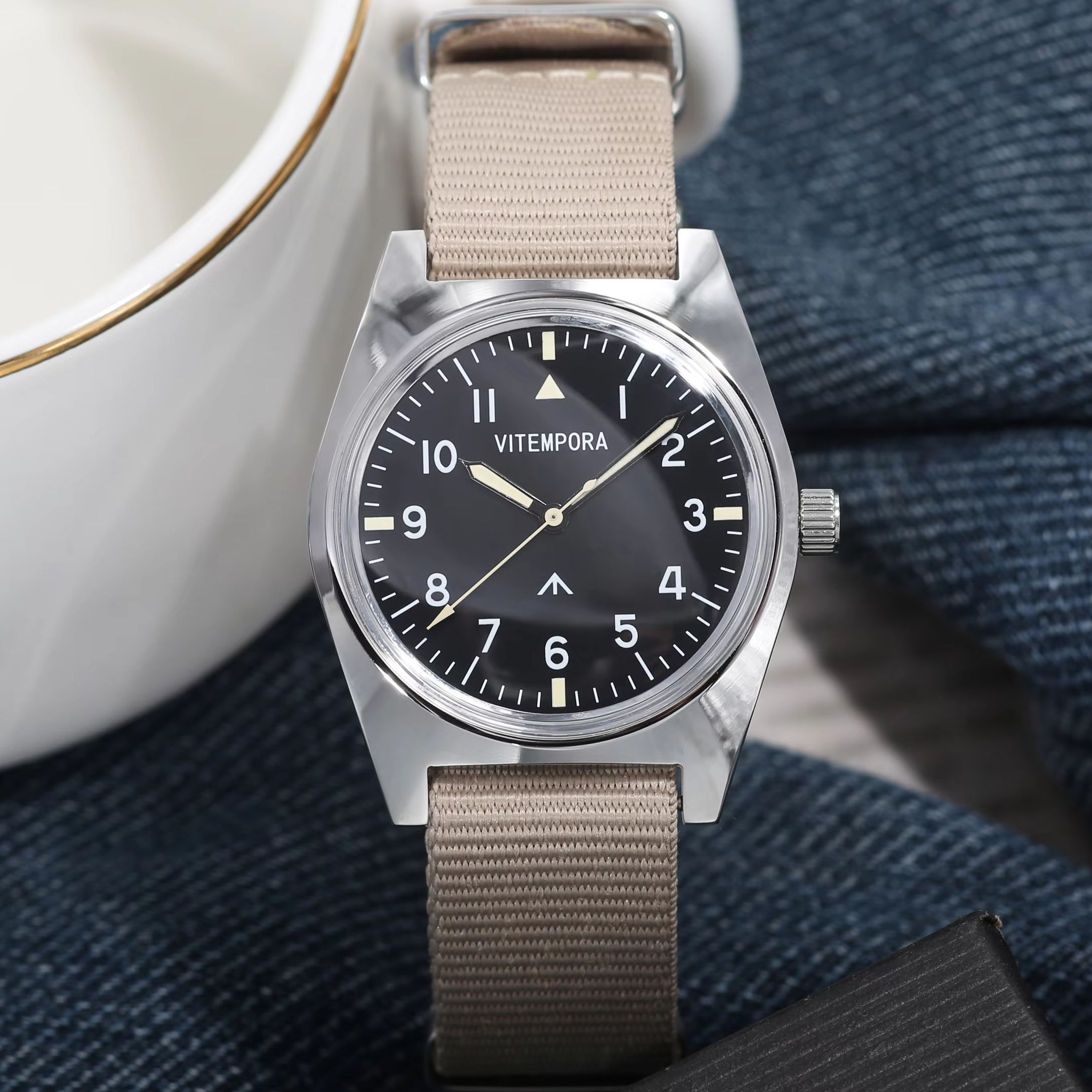 Reloj de Piloto VITEMPORA de 3 - Vintage Fashion Boutique reseña y precio