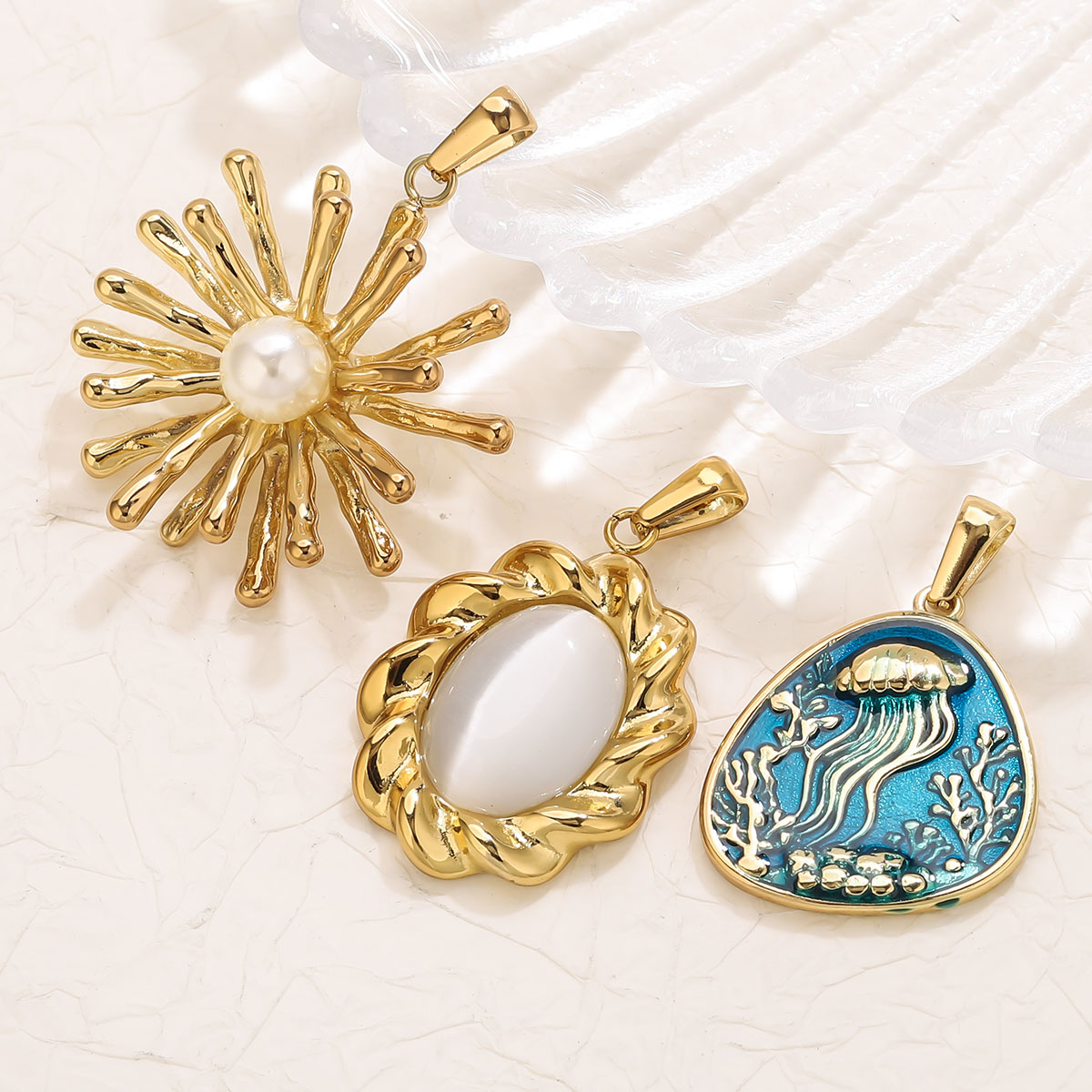 1 unidad de dijes de flor de a - Vintage Fashion Aesthetic reseña y precio
