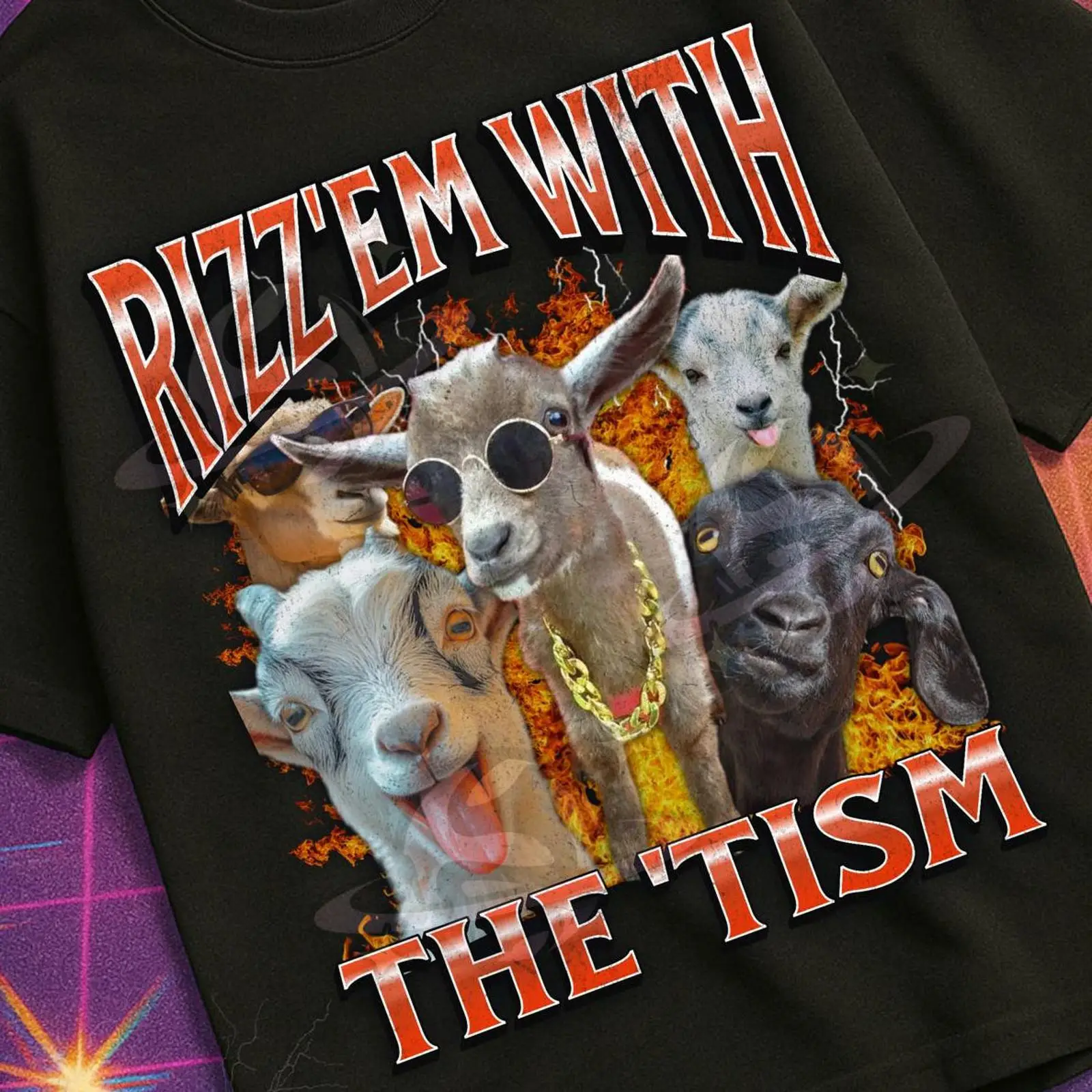 Camiseta Rizz 'Em With The 'Ti - Vintage Fashion Gen Z reseña y precio