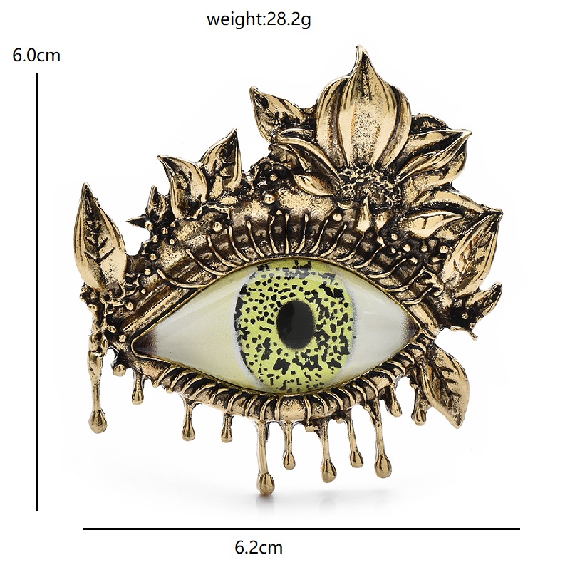 Broches de ojo de flor Vintage - Vintage Fashion Boutique reseña y precio