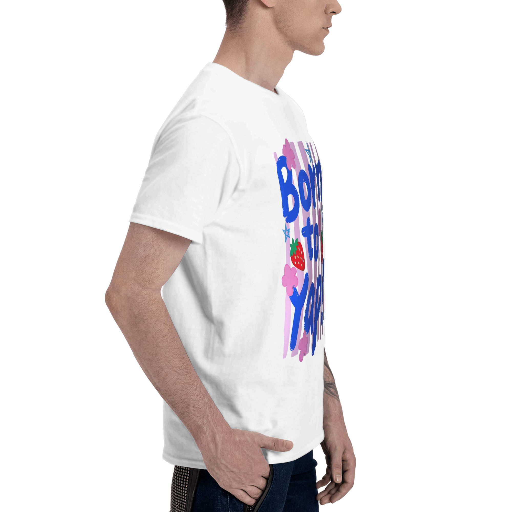 Camiseta Preppy Born to Yap St - Vintage Fashion Gen Z reseña y precio