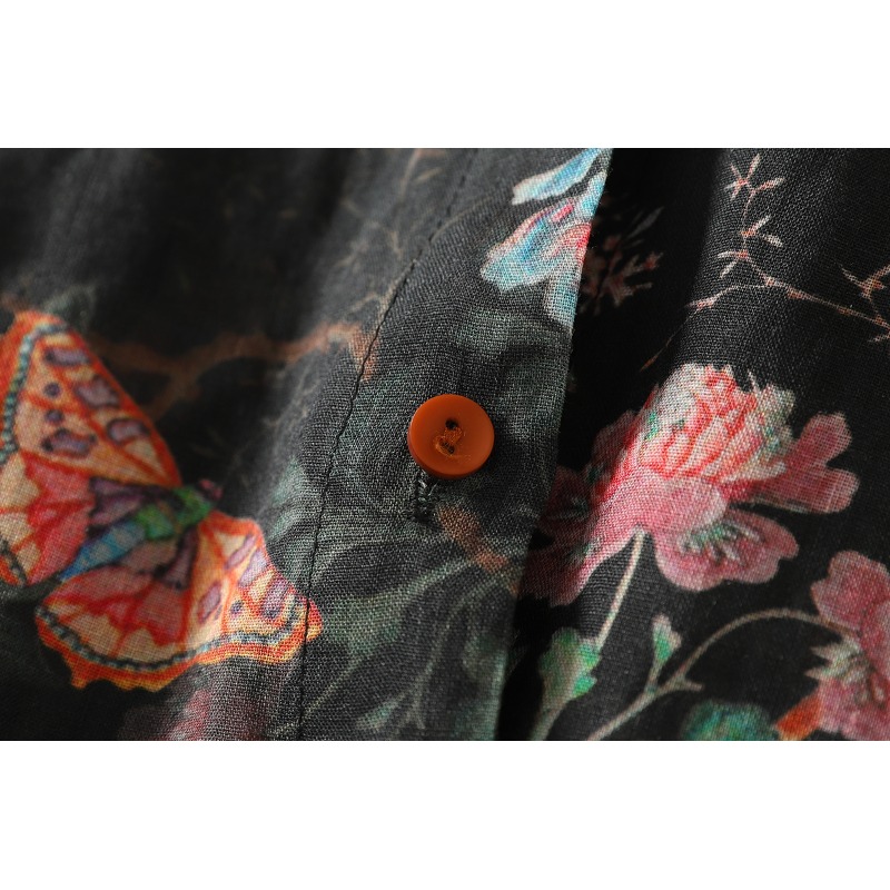 Camisas informales con estampa - Vintage Fashion Style Female reseña y precio