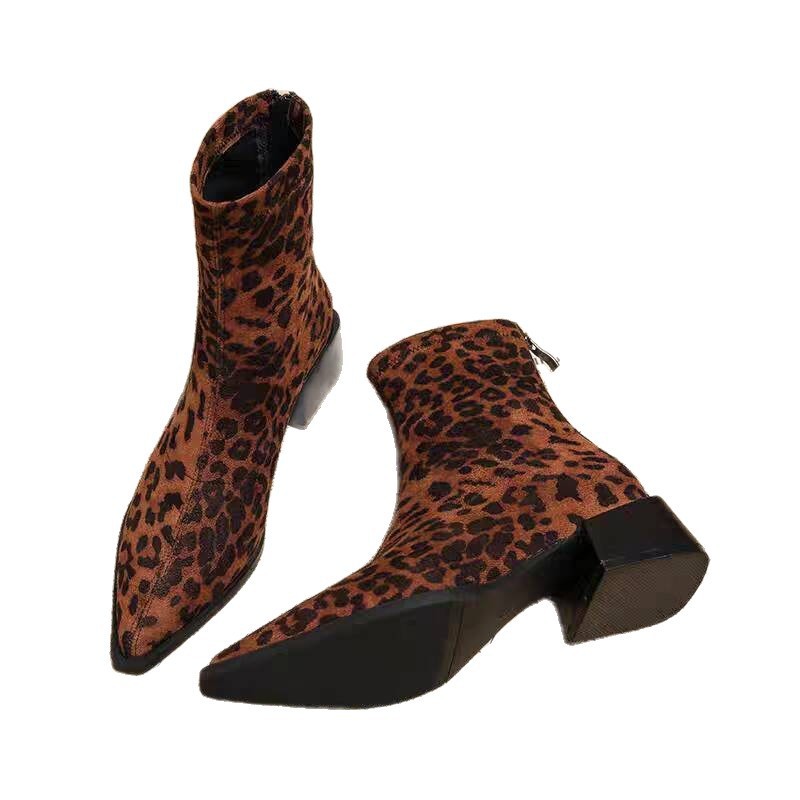 Nuevos botines modernos de tac - Vintage Fashion Style Female reseña y precio