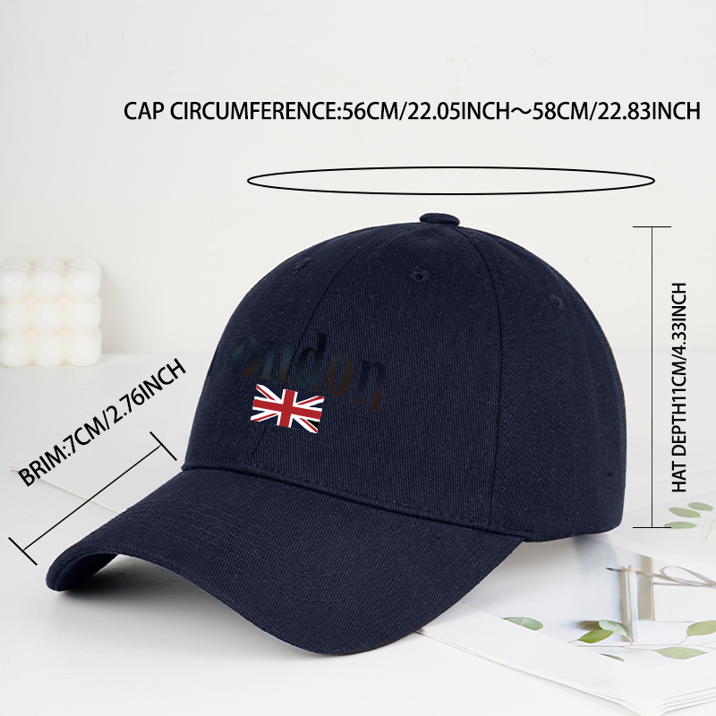 Gorra de béisbol con estampado - Vintage Fashion London reseña y precio