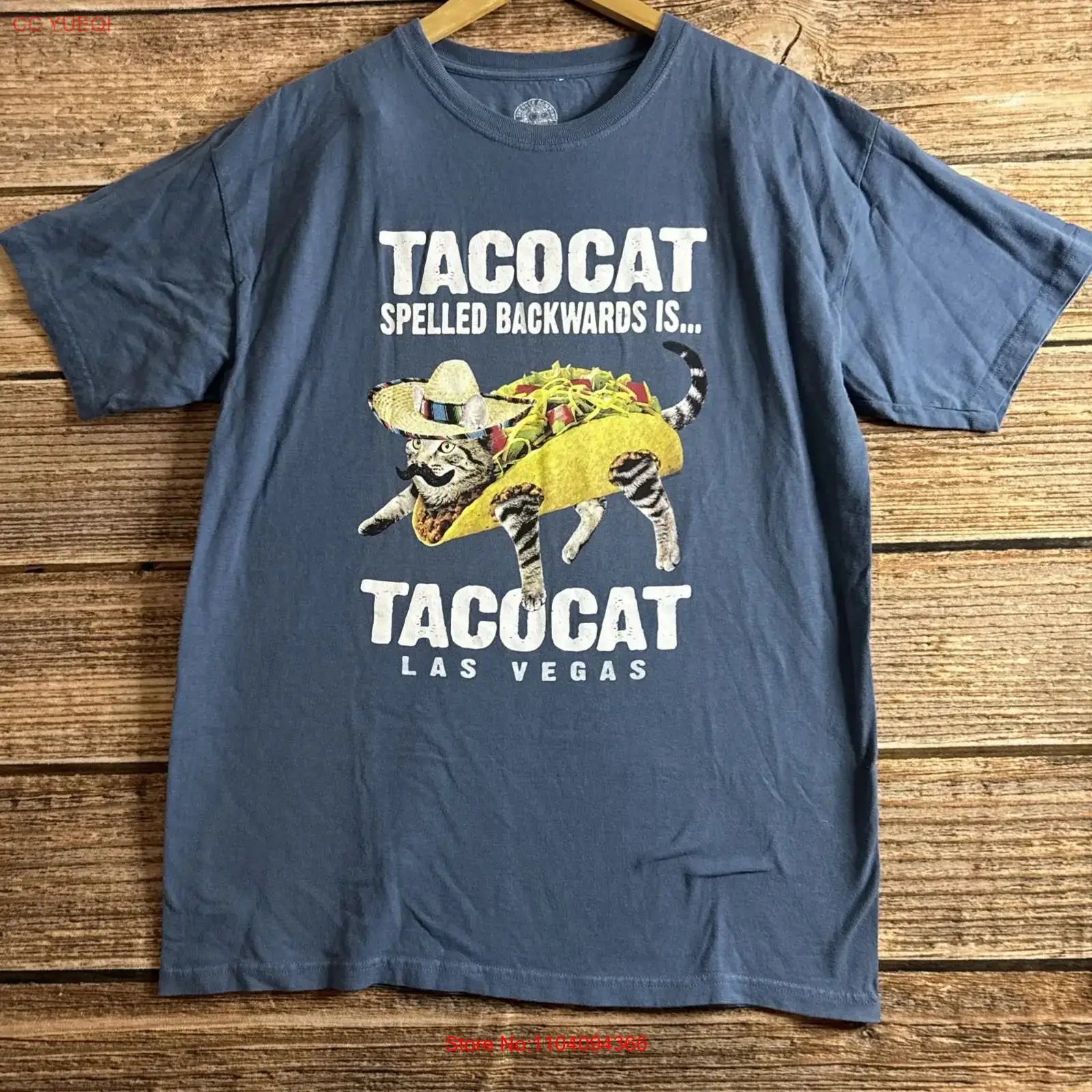 Camiseta TacoCat Spelled Backw - Vintage Fashion Las Vegas reseña y precio