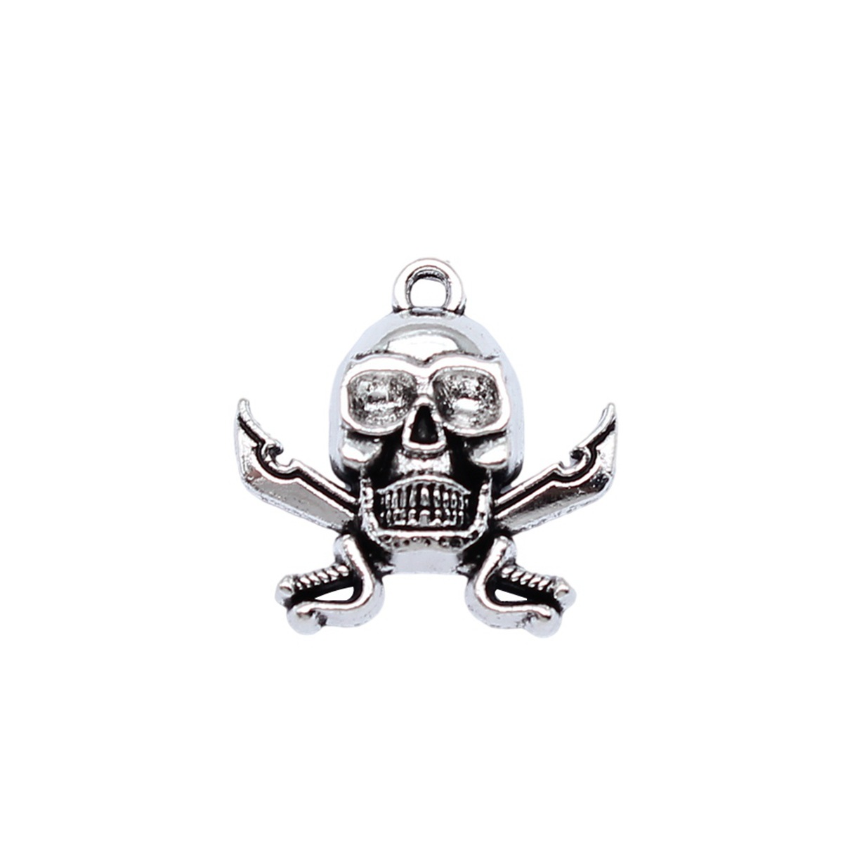 20 piezas de dijes de calavera - Vintage Fashion Stores reseña y precio