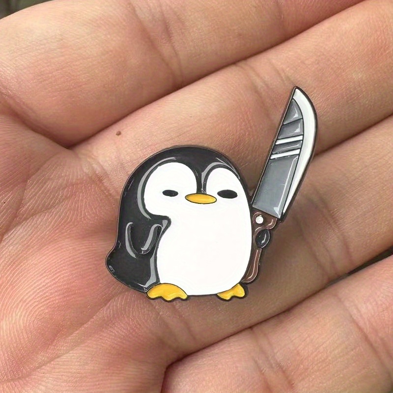 Divertido pingüino sosteniendo - Vintage Fashion Boutique reseña y precio