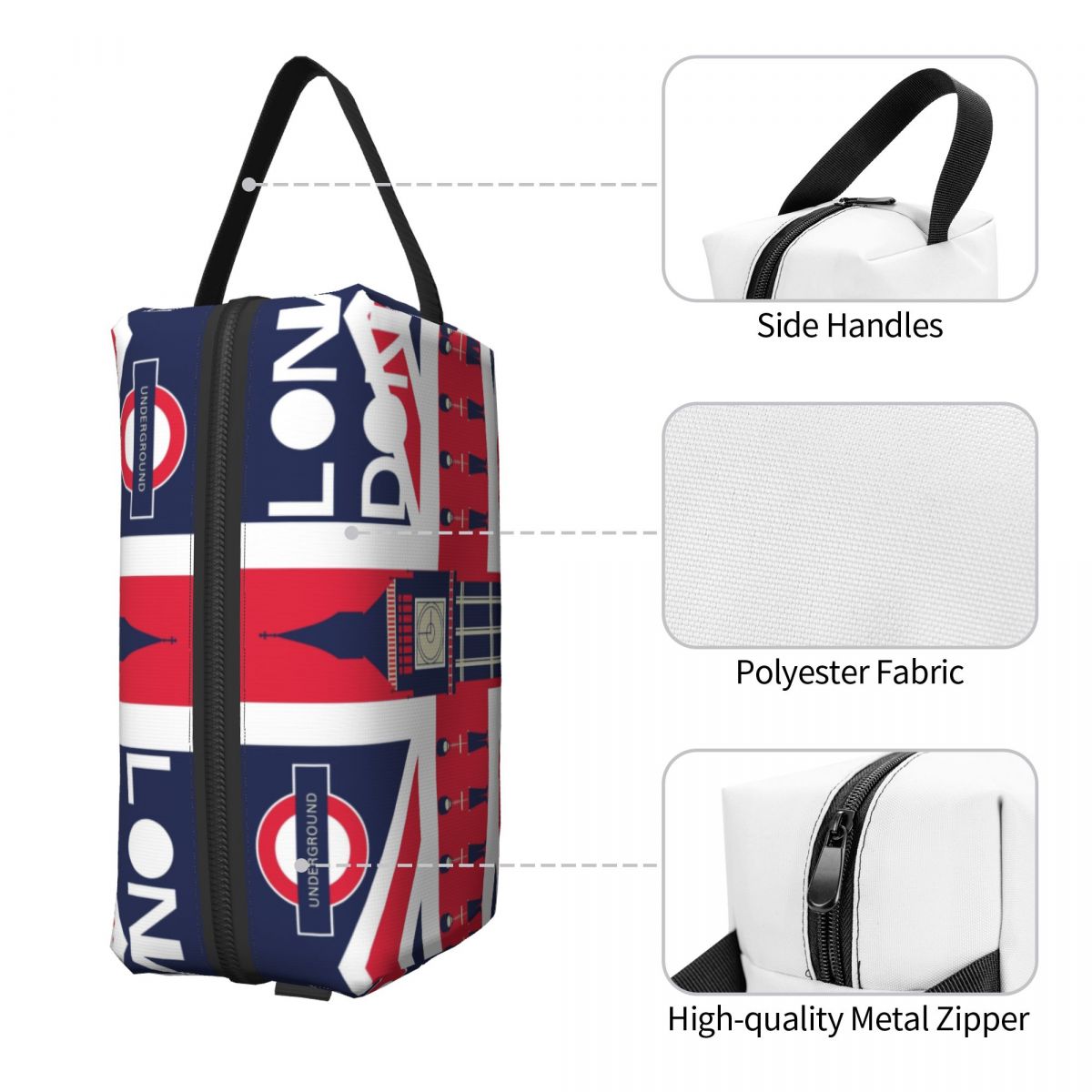 Bolsa de cosméticos personaliz - Vintage Fashion London reseña y precio