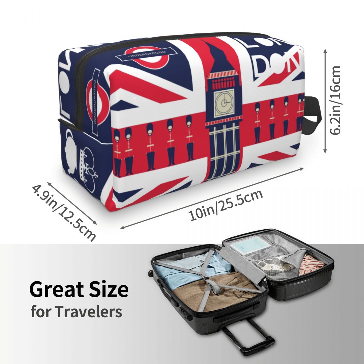 Bolsa de cosméticos personaliz - Vintage Fashion London reseña y precio