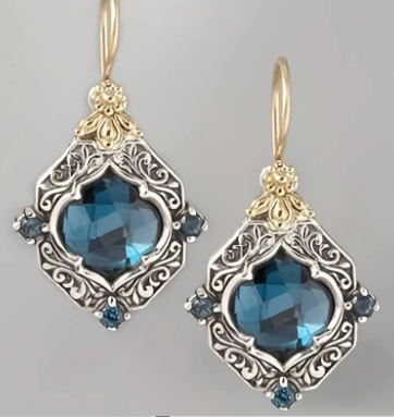 Pendientes Colgantes Vintage d - Vintage Fashion London reseña y precio
