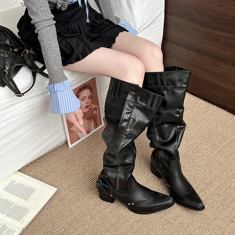 Botas Vintage hasta la rodilla - Vintage Fashion Aesthetic reseña y precio