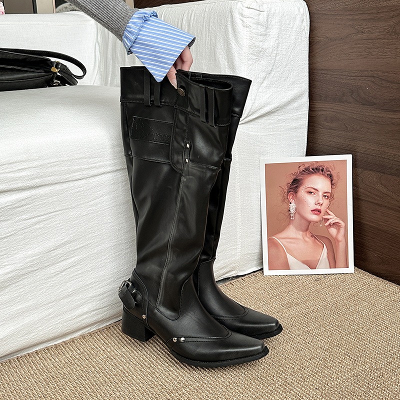 Botas Vintage hasta la rodilla - Vintage Fashion Aesthetic reseña y precio