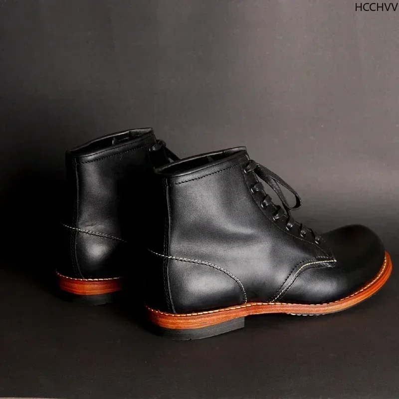 Botas Vintage de cuero genuino - Vintage Fashion Aesthetic reseña y precio