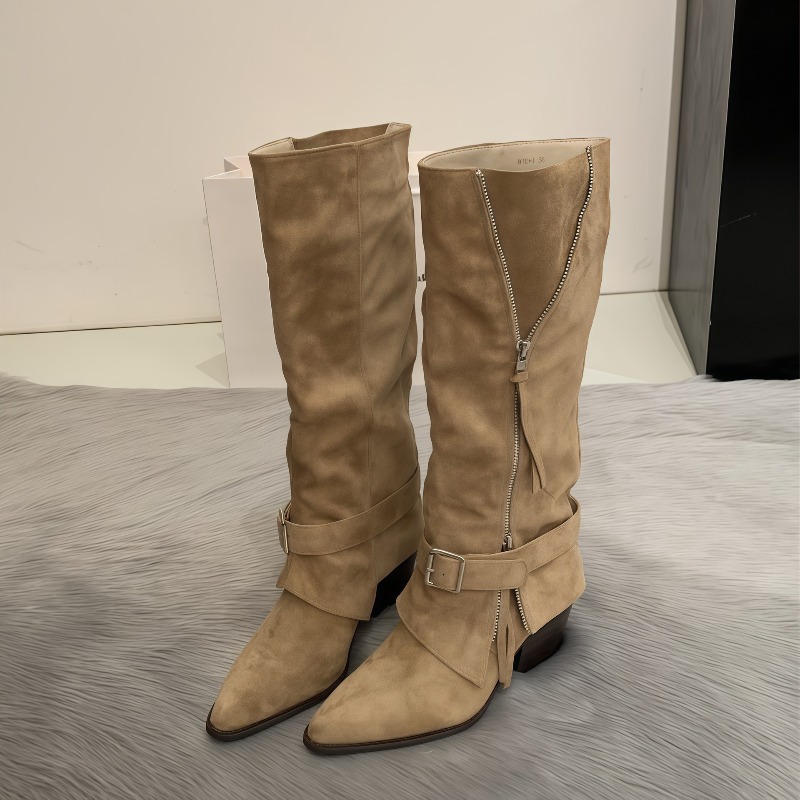 Botas de mujer de cuero de ant - Vintage Fashion Boots reseña y precio
