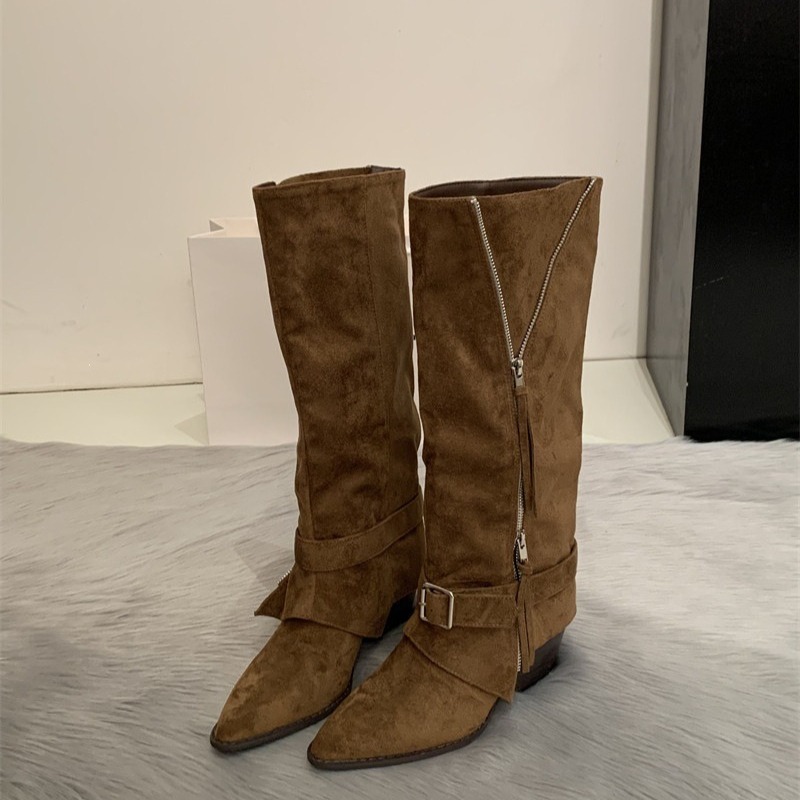 Botas de mujer de cuero de ant - Vintage Fashion Boots reseña y precio