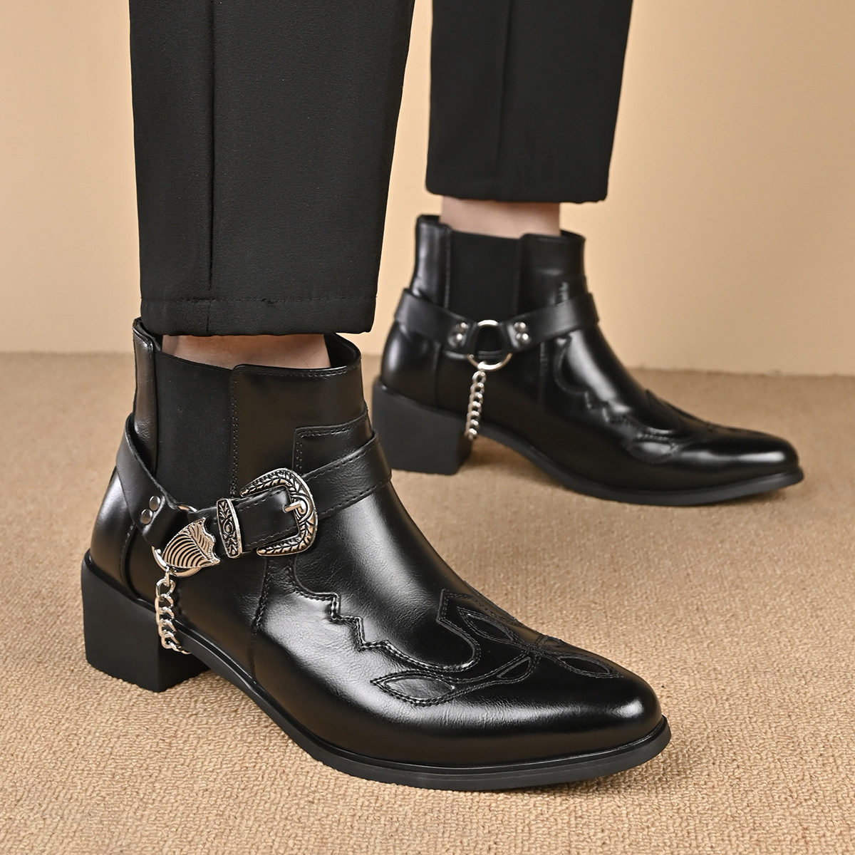 Botas de vaquero vintage de cu - Vintage Fashion Aesthetic reseña y precio