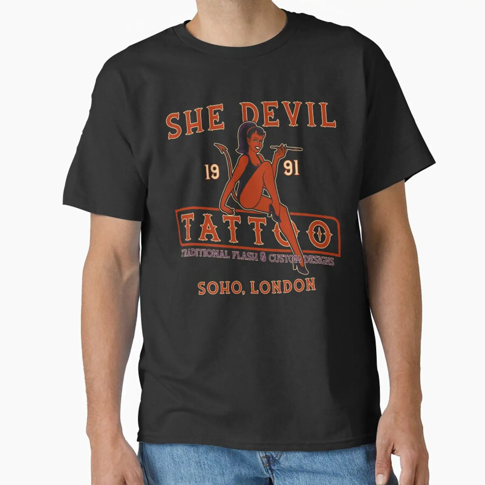 Camiseta clásica con diseño de - Vintage Fashion London reseña y precio